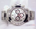 Rolex Cosmograph Daytona Replica Watch: Stainless Steel Silver Dial 40mm Mens Watch